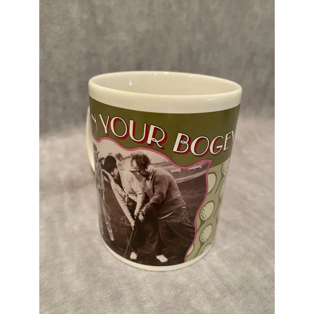 2000 The Three Stooges Coffee Cup Mug Playing Golf‎